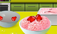 ягодное мороженое: Кухня Сары играть онлайн