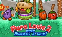 Папа Луи 2: атака гамбургеров! играть онлайн